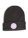Beanie NOA “barfuss am Strand” Patch grau - Sylter - Marken