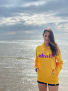 Hoodie LUCA “ahoi!” in spectra yellow (unisex) - Sylter - Marken