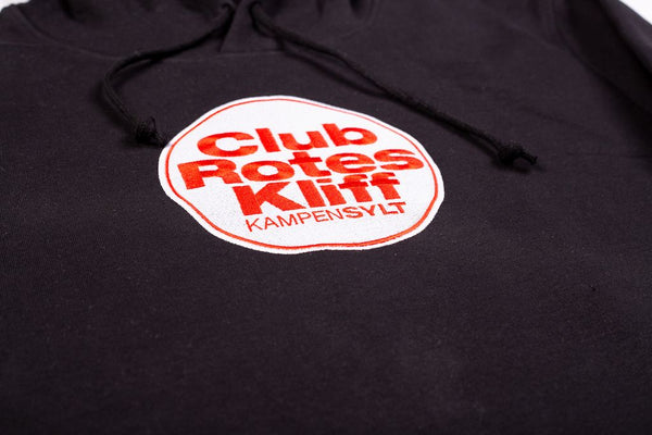 Club Rotes Kliff | schwarzer Hoodie - Sylter - Marken