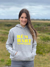 Hoodie LUCA „Rüm Hart Klaar Kiming“ heather grey (unisex) - Sylter - Marken